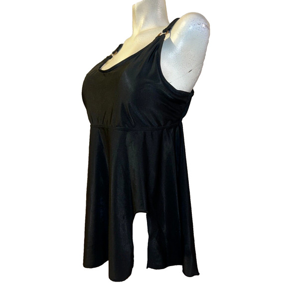 New Women's Size 3XL Black MODEST Tankini SWIM DRESS SWIMDRESS Top / NO BOTTOM - Picture 4 of 5